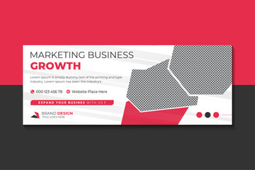 Business Facebook Cover Or Social Media Banner design template