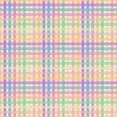 Seamless tartan plaid pattern with pastel colors.