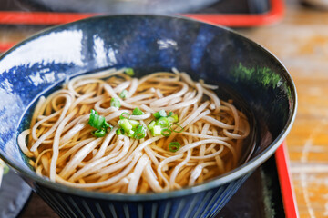 温かくて美味しそうな蕎麦