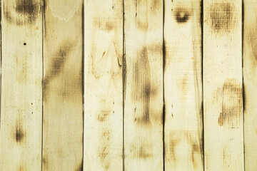 Old wooden background from dark natural wood in grunge style