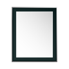 Empty Transparent Shaded Vector Photo Frame See Through Ready to Use PNG