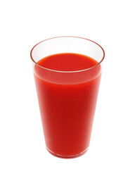 トマトジュースのイラスト リアル