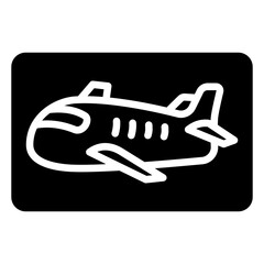 plane icons, are often used in design, websites, or applications, banner, flyer to convey specific concepts related to vacations or tourism