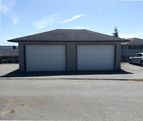 Naklejka premium Plain garage