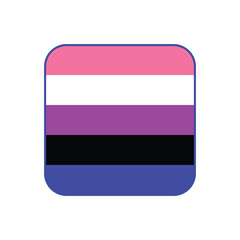 vector lgbt flag, LGBTQ+ flag, Genderqueer Pride Flag