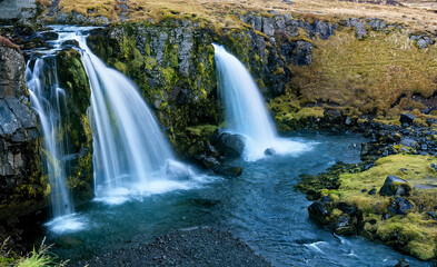 Iceland waterfall