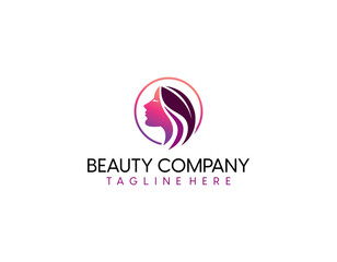 Women beauty and fashion logo vector