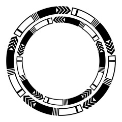 pattern circle frame