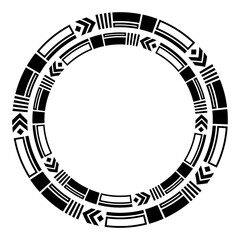 pattern circle frame