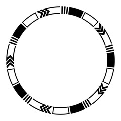 pattern circle frame