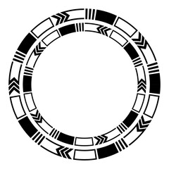 pattern circle frame