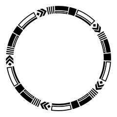 pattern circle frame