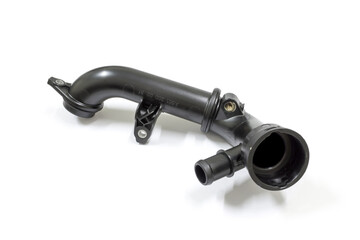 Water pipe for car Radiator on white background, isolated, Car maintenance service.