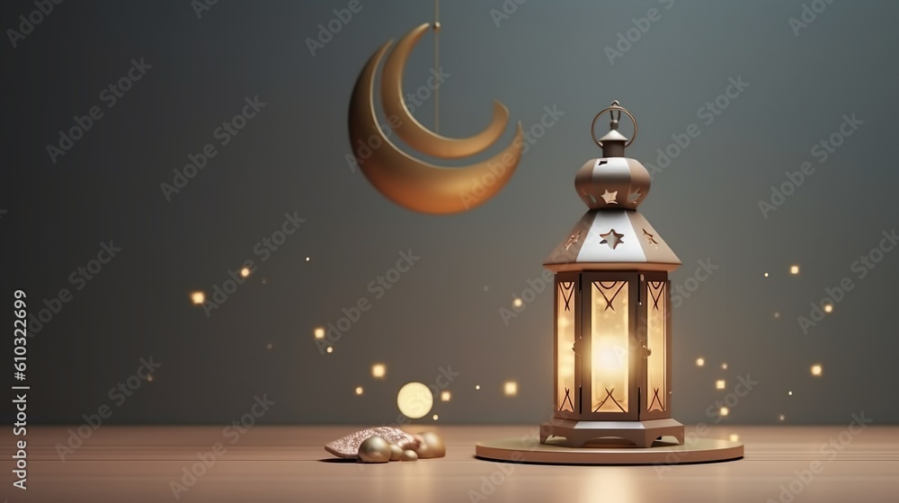 Wall mural eid mubarak , eid ul adha and eid ul fitr greetings and ramadan kareem greetings poster and backgrou