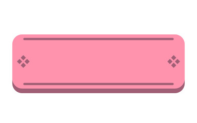 colorful rectangle button