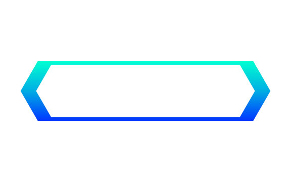 gradient rectangle frame