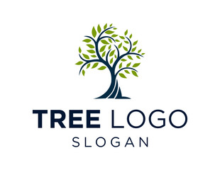 Logo about Tree on a white background. created using the CorelDraw application.
