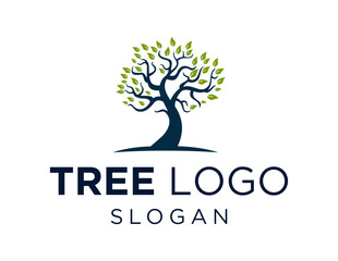 Logo about Tree on a white background. created using the CorelDraw application.