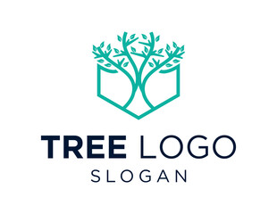 Logo about Tree on a white background. created using the CorelDraw application.