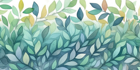 Valentine Background watercolor Generative AI