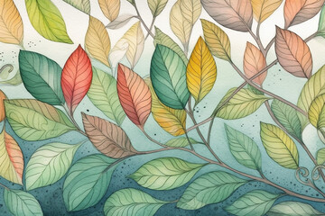 Valentine Background watercolor Generative AI