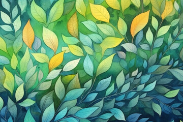 Valentine Background watercolor Generative AI