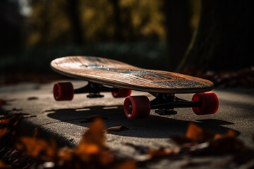 Obraz na płótnie Canvas skateboard close up photo