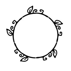 plant circle frame