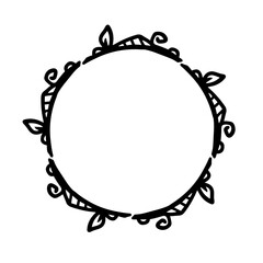 plant circle frame