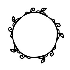 plant circle frame