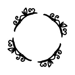 plant circle frame