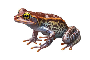 A Frog isolated on transparent background - Generative AI