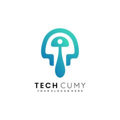 technology logo modern