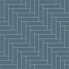 Herringbone brick vector pattern. Brick pattern. Grey brick pattern. Seamless geometric pattern for wrapping paper, backdrop, background, wallpaper.