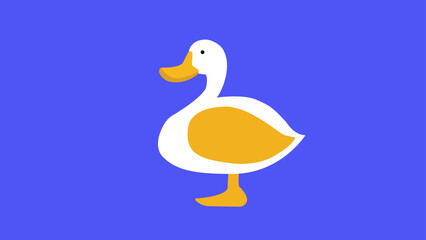 duck, duck shape, duck on purple background, duck vector