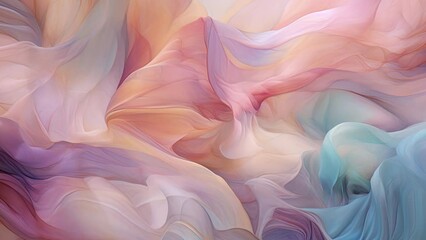 Abstract pastel motion background, creative video texture movement with delicate colors, dreamy graphic with elegant and luxury style, feminine design for females  - Powered by Adobe