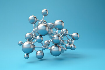 The molecular structure of a substance.