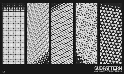 Tech Pattern black futuristic Neuromancer background	
