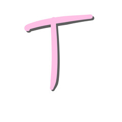 T character