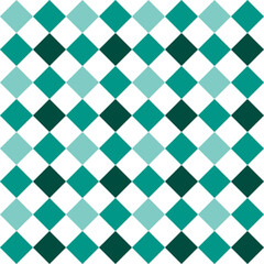 Cute vector seamless pattern. green checkered pattern. Decorative element, design template with green shade.