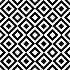 Cute vector seamless pattern. Black rhombus pattern. Decorative element, design template with black shade.