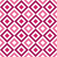 Cute vector seamless pattern. Pink rhombus pattern. Decorative element, design template with pink shade.