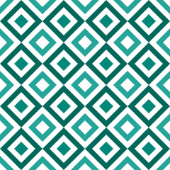 Cute vector seamless pattern. Green rhombus pattern. Decorative element, design template with green shade.