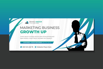 Business Facebook Cover Or Social Media Banner design template