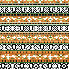 Textile and digital seamless pattern design 