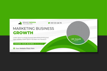 Business Facebook Cover Or Social Media Banner design template