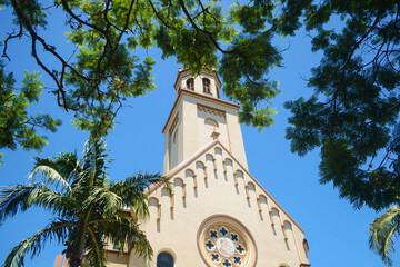 bell tower of the church