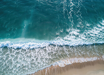 Fototapeta premium Ocean waves caustic - 100MP