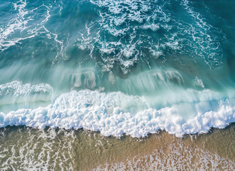 Fototapeta premium Ocean waves caustic - 100MP