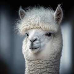 Fototapeta premium alpaca animal 